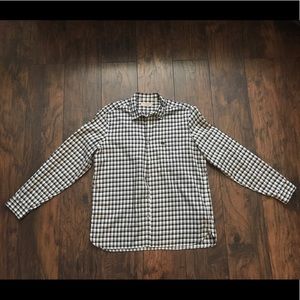 Burberry London Black/White Check Shirt.  Size XL